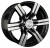 LS Wheels LS767 8x16 6x139.7 ET 10 Dia 106.1 (чёрный глянцевый с полированной лицевой частью)