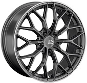 Литой диск LS FlowForming RC69 8.5x19 5x114.3 ET 45 Dia 67.1 (черный с полированным ободом)