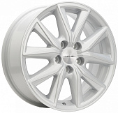 Литой диск Khomen KHW 1706 7x17 5x114.3 ET 45 Dia 60.1 (серый с полированной лицевой частью)