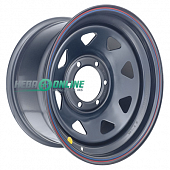 Штампованный диск Off Road Wheels Toyota Hilux 2.5D, 3.0D 8x16 6x139.7 ET 10 Dia 110 (черный)