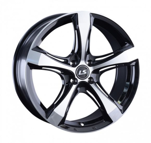 LS Wheels LS1053 7.5x17 4x100 ET 40 Dia 60.1 (серый темный глянцевый полностью полированнный)