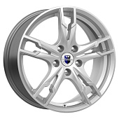 Литой диск КиК Солар (КС875) 7x17 4x100 ET 45 Dia 60.1 (серебристый темный)