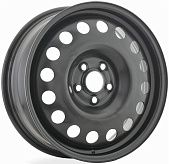 Штампованный диск Trebl 9955 6.5x16 5x100 ET 45 Dia 54.1 (черный глянцевый)