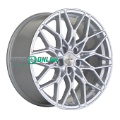 Литой диск Khomen KHW1902 8.5x19 5x114.3 ET 45 Dia 67.1 (черный с полировкой)