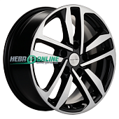 Литой диск Khomen KHW1612 6.5x16 5x100 ET 39 Dia 57.1 (серый)