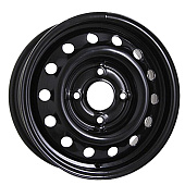 Штампованный диск Trebl X40003 6x15 4x100 ET 40 Dia 56.6 (черный глянцевый)