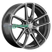 Литой диск LS Wheels LS1360 7.5x17 5x108 ET 50 Dia 63.3 (серый темный глянцевый полностью полированнный)
