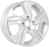 Литой диск KDW KD1520 6x15 4x100 ET 46 Dia 60.1 (серебристый светлый)