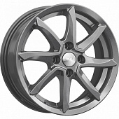 Литой диск Скад Осака 6x15 4x100 ET 45 Dia 67.1 (черный матовый)