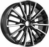 Литой диск X Trike R-178 7x18 5x108 ET 36 Dia 65.1 (черный с полированной лицевой частью)