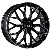 Литой диск LS FlowForming RC69 8.5x20 5x114.3 ET 45 Dia 67.1 (черный с полированным ободом)