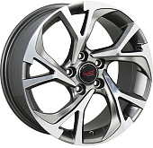Литой диск LegeArtis Concept TY558 8x18 5x114.3 ET 35 Dia 60.1 (серый темный глянцевый полностью полированнный)