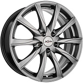 Литой диск X Trike X-120 7x17 5x110 ET 39 Dia 65.1 (черный с полированной лицевой частью)