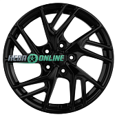 Литой диск Khomen KHW1722 6.5x17 5x108 ET 33 Dia 60.1 (черный с полировкой)