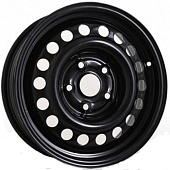 Штампованный диск Trebl 9045 6.5x16 5x110 ET 37 Dia 65.1 (черный глянцевый)