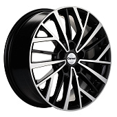 Литой диск Khomen KHW 1717 7x17 5x114.3 ET 39 Dia 60.1 (серый с полированной лицевой частью)