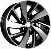Литой диск iFree Original КС741 6.5x16 5x114.3 ET 47 Dia 67.1 (черный с полированной лицевой частью)
