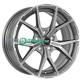 Литой диск Megami MGM-22 6x14 4x100 ET 35 Dia 73.1 (серый темный глянцевый полностью полированнный)