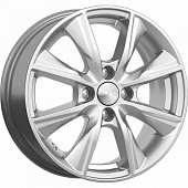 Литой диск Скад Порту 6x15 4x100 ET 50 Dia 60.1 (серебристый)
