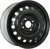 Штампованный диск Trebl 8005 6.5x16 5x114.3 ET 55 Dia 64.1 (черный глянцевый)
