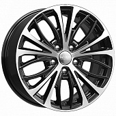 Литой диск iFree Original КС873 7.5x17 5x114.3 ET 46 Dia 67.1 (черный с полированной лицевой частью)