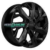 Литой диск Khomen KHW1402 5.5x14 4x100 ET 46 Dia 54.1 (черный глянцевый)