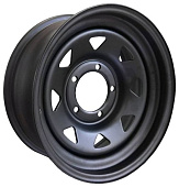 Штампованный диск Off Road Wheels NIVA 7x15 5x139.7 ET 25 Dia 98.5 (черный матовый)