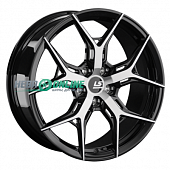 Литой диск LS Forged FG14 8x19 5x114.3 ET 45 Dia 67.1 (чёрный глянцевый с полированной лицевой частью)