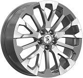 Литой диск КиК Premium Series КР003 7.5x19 5x114.3 ET 39 Dia 66.1 (серебристый темный с полированной лицевой частью)