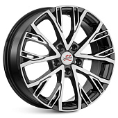 Литой диск X Trike R-207 6.5x17 5x114.3 ET 45 Dia 67.1 (черный с полированной лицевой частью)