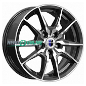 Литой диск КиК Адамар (КС886) 6.5x16 5x108 ET 50 Dia 63.35 (черный с полированной лицевой частью)