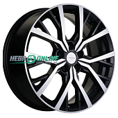 Литой диск Khomen KHW1806 7x18 5x114.3 ET 38 Dia 67.1 (черный глянцевый)