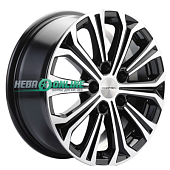 Литой диск Khomen KHW1610 6.5x16 5x108 ET 50 Dia 63.3 (черный глянцевый)