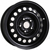 Штампованный диск SDT U5010 5x14 5x100 ET 35 Dia 57.1 (черный глянцевый)