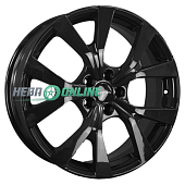 Литой диск Khomen KHW1906 7x19 5x108 ET 36 Dia 65.1 (черный с полировкой)