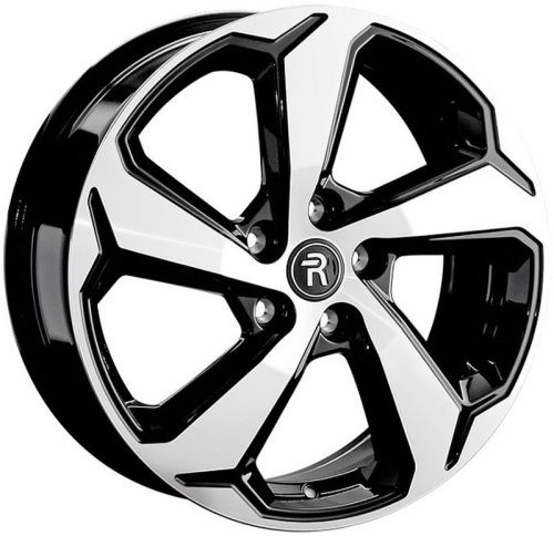 Replay HND313 7.5x19 5x114.3 ET 49.5 Dia 67.1 (чёрный глянцевый с полированной лицевой частью)