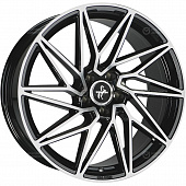 Литой диск Keskin Tuning KT20 8.5x20 5x112 ET 30 Dia 72.6 (чёрный глянцевый с полированной лицевой частью)