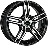 Литой диск Megami MGM-1 6x15 5x100 ET 38 Dia 57.1 (серый темный глянцевый полностью полированнный)