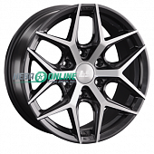 Литой диск LS Wheels LS1303 8x17 6x139.7 ET 30 Dia 106.1 (серый темный глянцевый полностью полированнный)