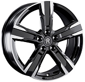 Литой диск Replay CHG20 7.5x19 5x114.3 ET 35 Dia 60.1 (чёрный глянцевый с полированной лицевой частью)