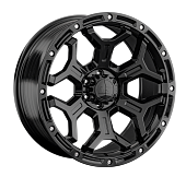 Литой диск LS FlowForming RC68 9x20 6x139.7 ET 20 Dia 106.1 (чёрный глянцевый с полированной лицевой частью)