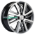 Диски Khomen KHW1609 6x16 4x100 ET 50 Dia 60.1 (серый с полированной лицевой частью)