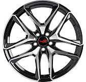 Литой диск LegeArtis Concept MR546 10x21 5x130 ET 33 Dia 84.1 (черный с полированной лицевой частью)