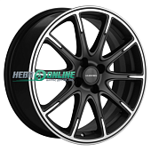 Литой диск Khomen KHW1707 6.5x17 4x100 ET 43 Dia 60.1 (серый с полированной лицевой частью)