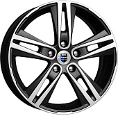 Литой диск КиК Прайм (КС721) 6.5x17 5x114.3 ET 46 Dia 67.1 (серебристый темный)