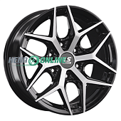 Литой диск LS FlowForming RC64 9x20 6x139.7 ET 30 Dia 100.1 (чёрный глянцевый с полированной лицевой частью)