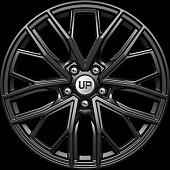 Литой диск Wheels UP Up109 7x18 5x108 ET 41 Dia 59.6 (черный глянцевый)