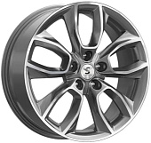 Литой диск КиК Premium Series КР001 7x18 5x114.3 ET 38 Dia 67.1 (графит глянцевый)