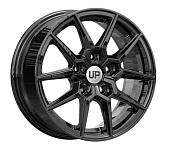 Литой диск Wheels UP Up117 6.5x15 5x100 ET 38 Dia 57.1 (черный с полированной лицевой частью)