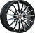Alcasta M60 7x17 5x114.3 ET 40 Dia 66.1 (чёрный глянцевый с полированной лицевой частью)